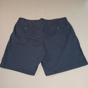 Member's Mark Mens Everyday Flat Front Shorts 38 Blue Cove Chino Cotton Stretch